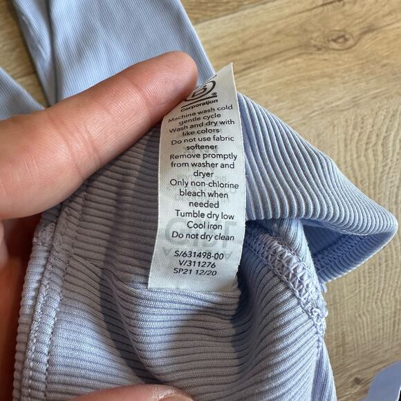 Athleta GIRL set of 2 leggings Chit Chat and Ribbed XL 14 - Picture 11 of 12